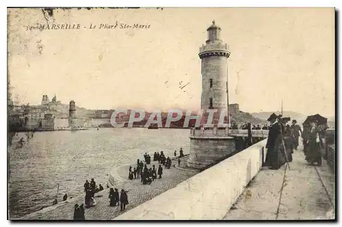 Ansichtskarte AK Marseille le Phare Ste Marie