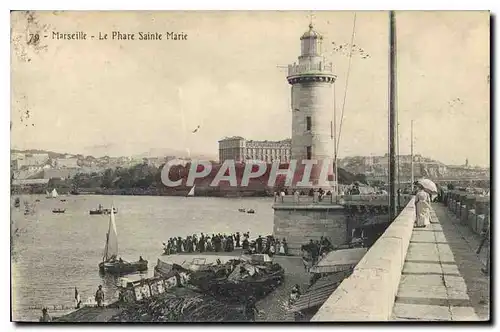 Cartes postales Marseille le Phare Sainte Marie