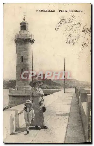 Cartes postales Marseille Phare Ste Marie