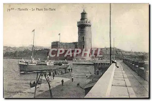 Ansichtskarte AK Marseille le Phare Ste Marie