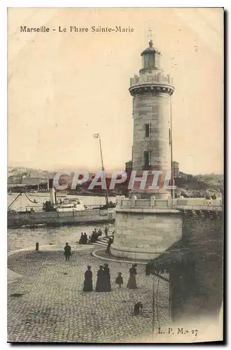 Cartes postales Marseille le Phare Sainte Marie