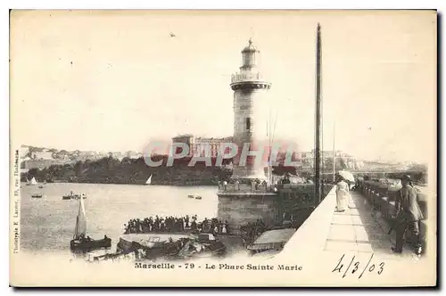 Cartes postales Marseille le Phare Sainte Marie