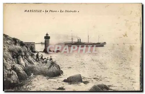 Cartes postales Marseille le Phare la Desirade