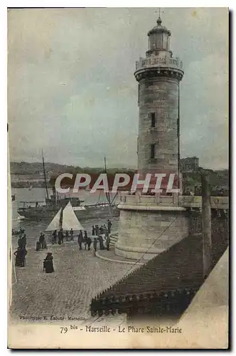 Cartes postales Marseille le Phare Sainte Marie