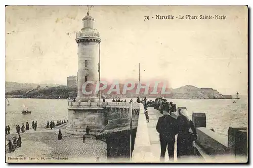 Cartes postales Marseille le Phare Sainte Marie