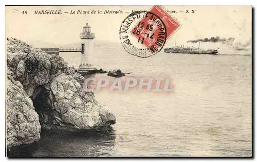 Ansichtskarte AK Marseille le Phare de la Desirade