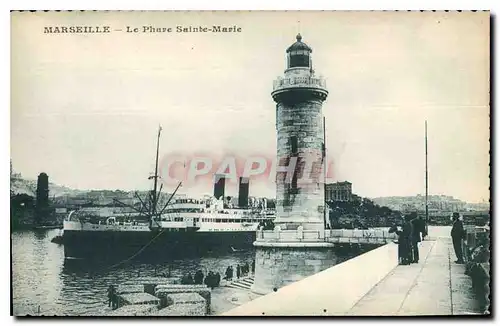 Cartes postales Marseille le Phare Sainte Marie