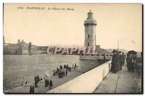 Ansichtskarte AK Marseille le Phare Ste Marie