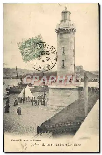 Cartes postales Marseille le Phare Ste Marie