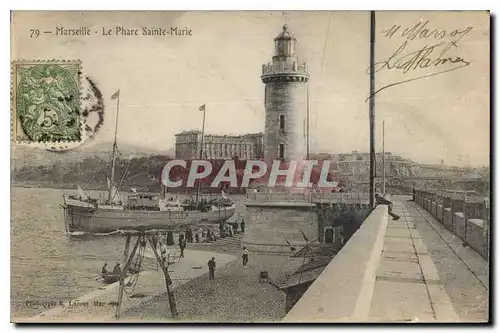 Cartes postales Marseille le Phare Sainte Marie