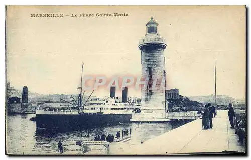 Cartes postales Marseille le Phare Sainte Marie