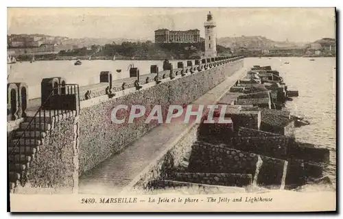 Ansichtskarte AK Marseille la Jetee et le Phare