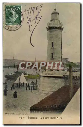 Ansichtskarte AK Marseille le Phare Sainte Marie