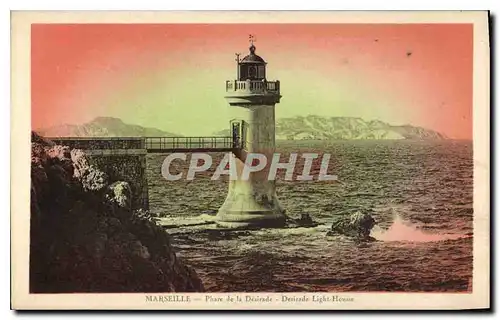 Ansichtskarte AK Marseille Phare de la Desirade