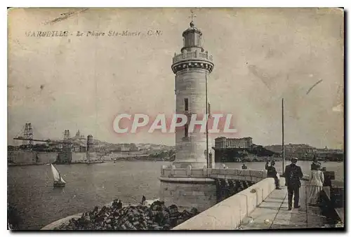 Cartes postales Marseille le Phare Ste Marie