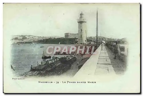 Cartes postales Marseille le Phare Sainte Marie