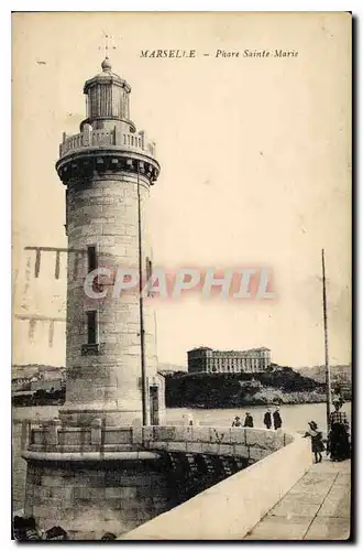 Cartes postales Marseille Phare Sainte Marie