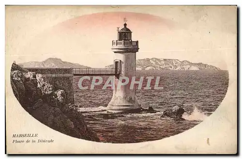 Ansichtskarte AK Marseille Phare de la Desirade