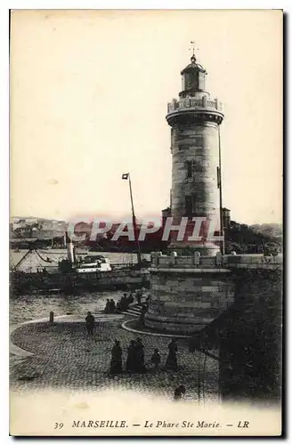 Cartes postales Marseille le Phare Ste Marie