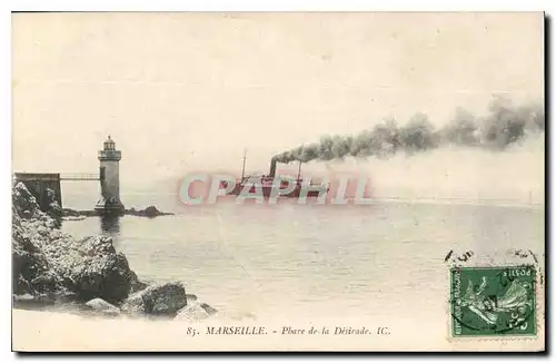 Ansichtskarte AK Marseille Phare de la Desirade