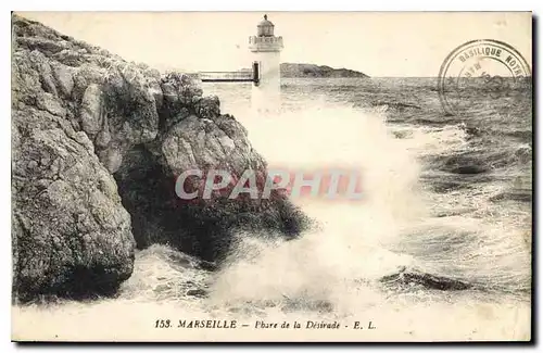 Ansichtskarte AK Marseille Phare de la Desirade