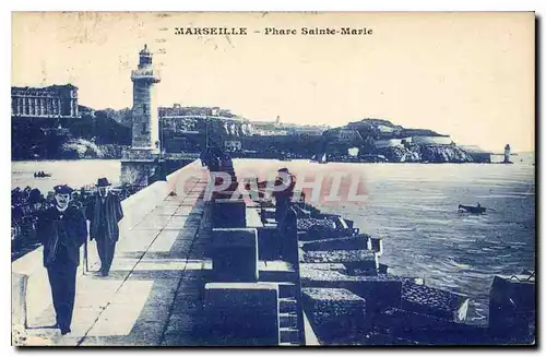 Cartes postales Marseille Phare Sainte Marie