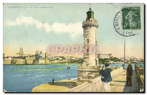 Cartes postales Marseille Le Phare Sainte Marie