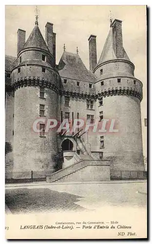 Ansichtskarte AK Langeais Indre et Loire Porte d'Entree du Chateau