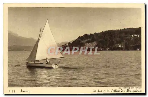 Cartes postales Annecy Le Lac et la Colline des Marquisals