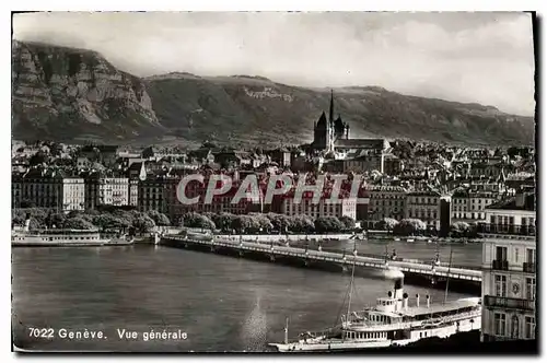 Cartes postales Geneve Vue generale