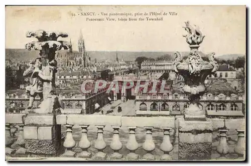 Ansichtskarte AK Nancy Vue panoramique prise de l'Hotel de Ville