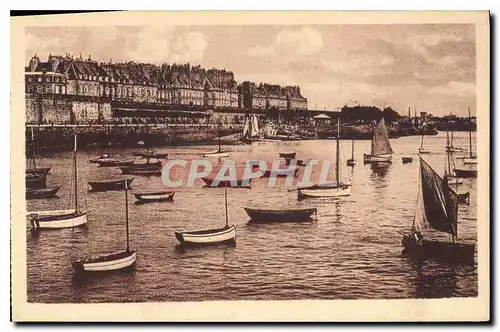 Cartes postales Saint Malo L'Avant Port et la Calle de Dinan