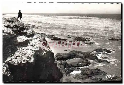 Ansichtskarte AK Sion L'Ocean Vendee Les Rochers de la Corniche