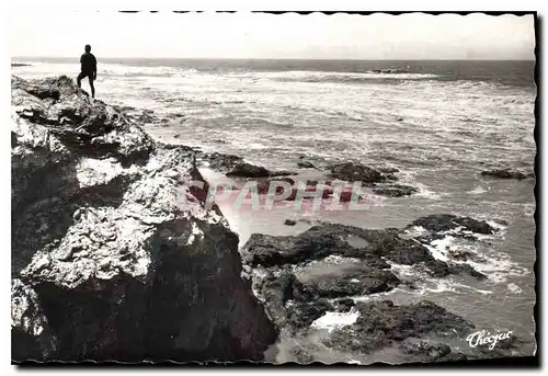 Cartes postales Sion L'Ocean Vendee Les Rochers de la Corniche