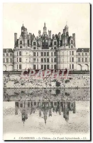 Cartes postales Chambord Le Chateau La Facade Septentrionale