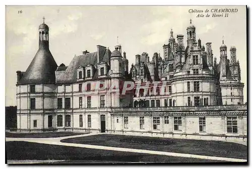 Cartes postales Chateau de Chambord Aile de Henri II