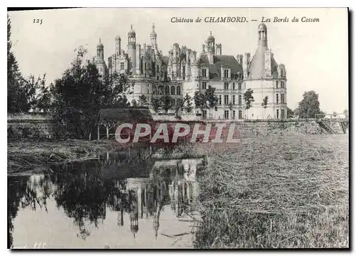 Cartes postales Chateau de Chambord Les Bords du Cosson