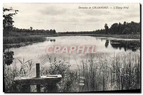 Ansichtskarte AK Domaine de Chambord L'Etang Neuf