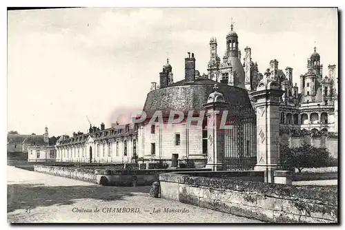 Ansichtskarte AK Chateau de Chambord Les Mansardes