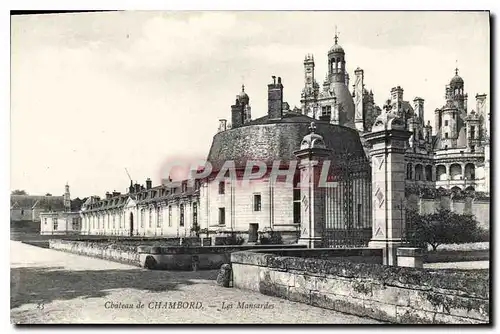 Cartes postales Chateau de Chambord Les Mansardes