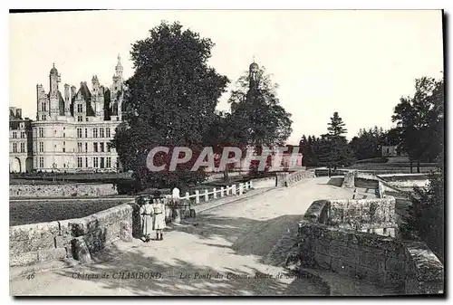 Cartes postales Chateau de Chambord Les Ponts du Cosson