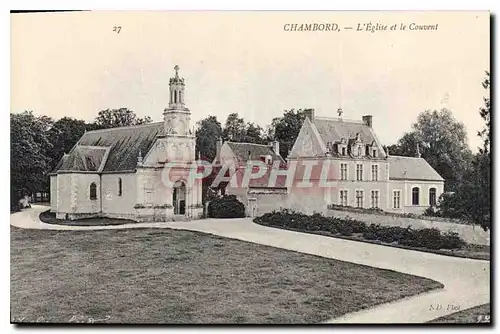 Cartes postales Chambord L'Eglise et le Couvent