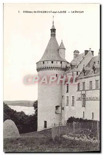 Cartes postales Chateau de Chaumont sur Loire Le Donjon