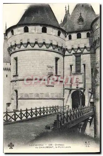 Ansichtskarte AK Loir et Cher Le Chateau de Chaumont le Pont Levis