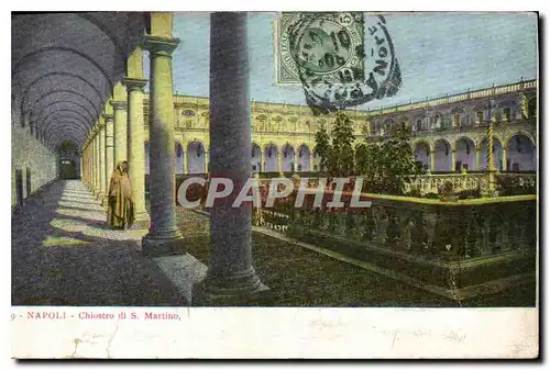 Cartes postales Napoli Chiostro di S Martino