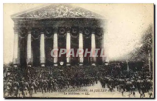 Cartes postales Paris Fetes de la Victoire Militaria