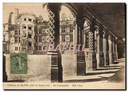 Ansichtskarte AK Chateau de Blois Aile de Louis XII La Colonnade