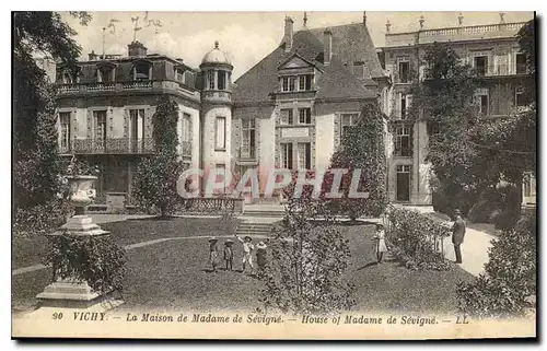 Cartes postales Vichy La Maison de Madame de Sevigne