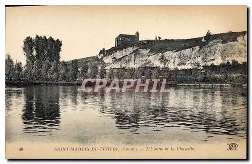 Ansichtskarte AK Saint Martin du Tertre Yonne L'Yonne et la Chapelle