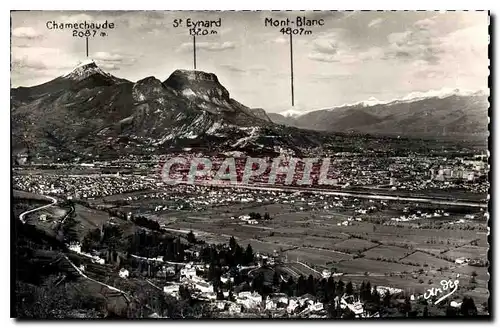 Ansichtskarte AK Les Belles Alpes Francaises Grenoble Vue panoramique